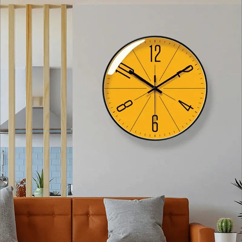 Wall Clock Nordic Minimalist Silent Quartz Movement