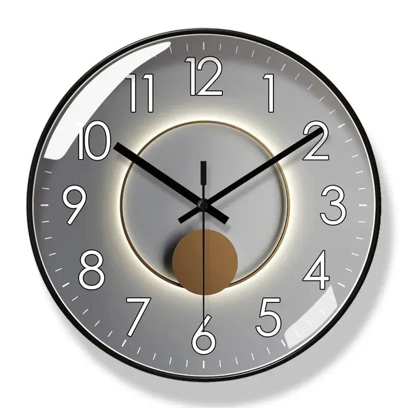 Wall Clock Nordic Minimalist Silent Quartz Movement