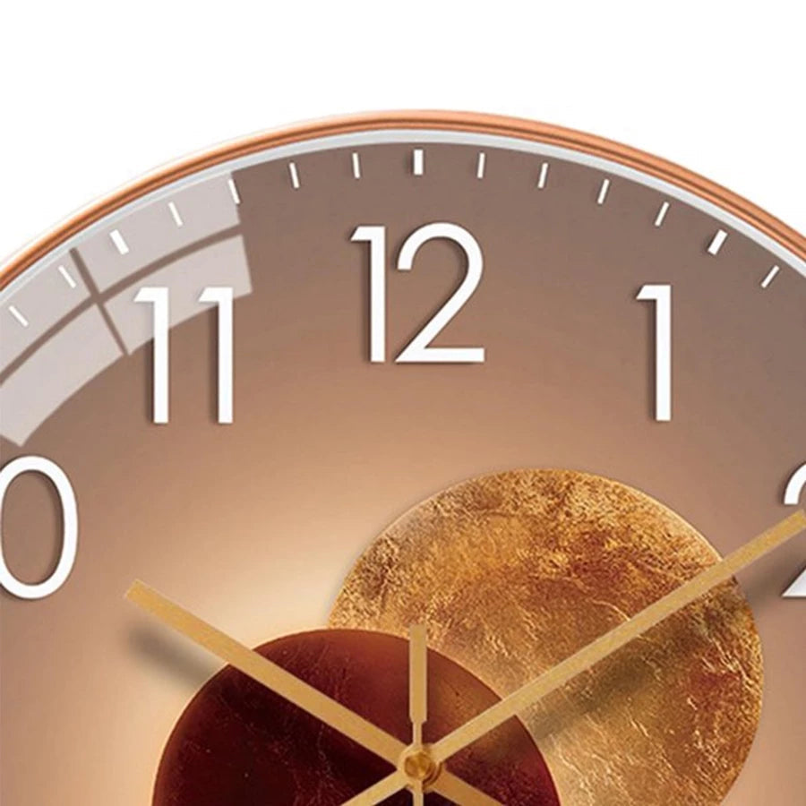 Wall Clock Silent Quartz Warm LED 20cm Diameter