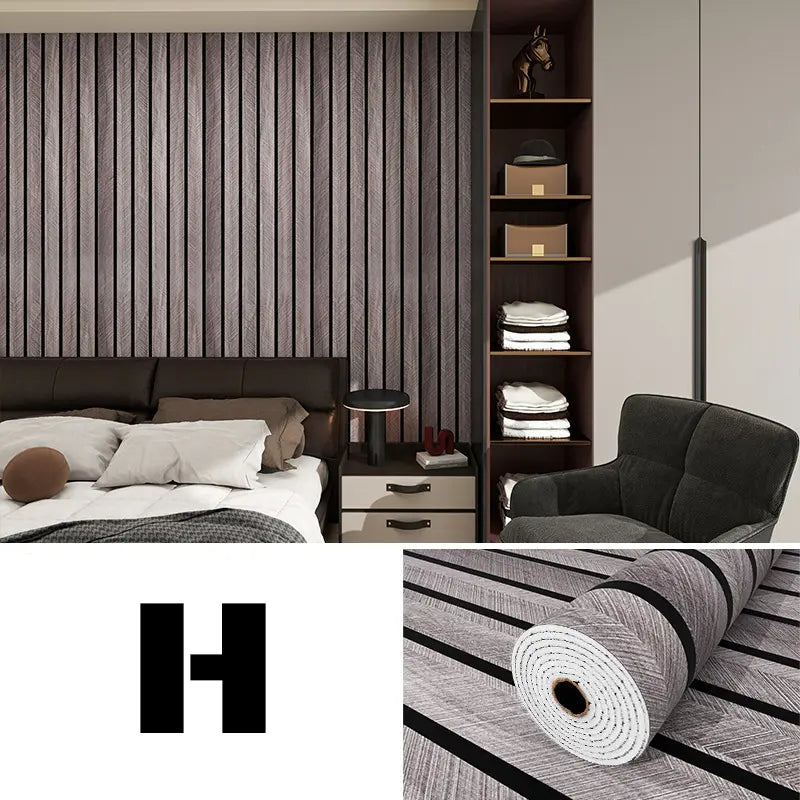 Wall Covering Self-Adhesive 3D Textured Heat & Stain-Resistant