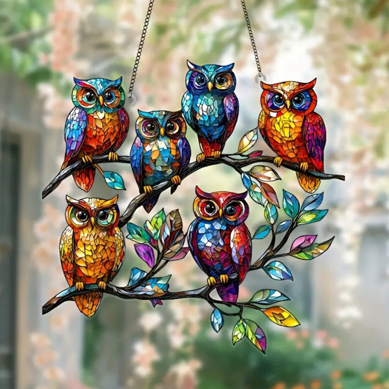Wall Decor Acrylic Vibrant Colors Set of Two