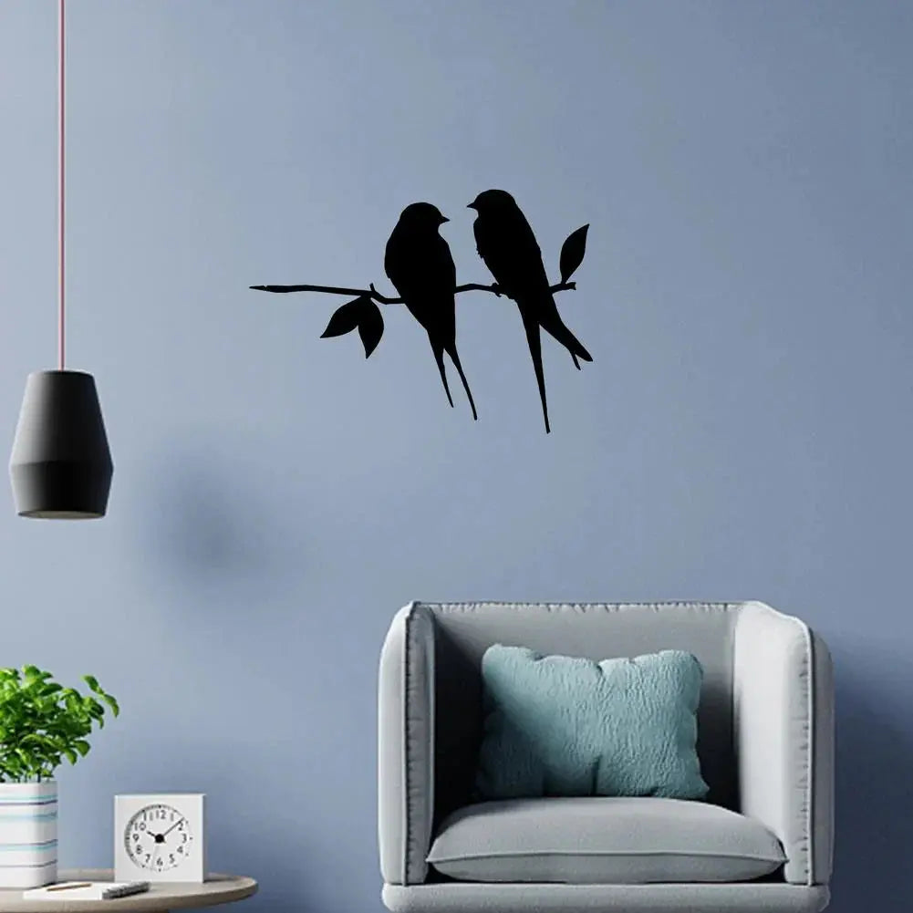 Wall Decor Metal Bird Silhouette Indoor & Outdoor