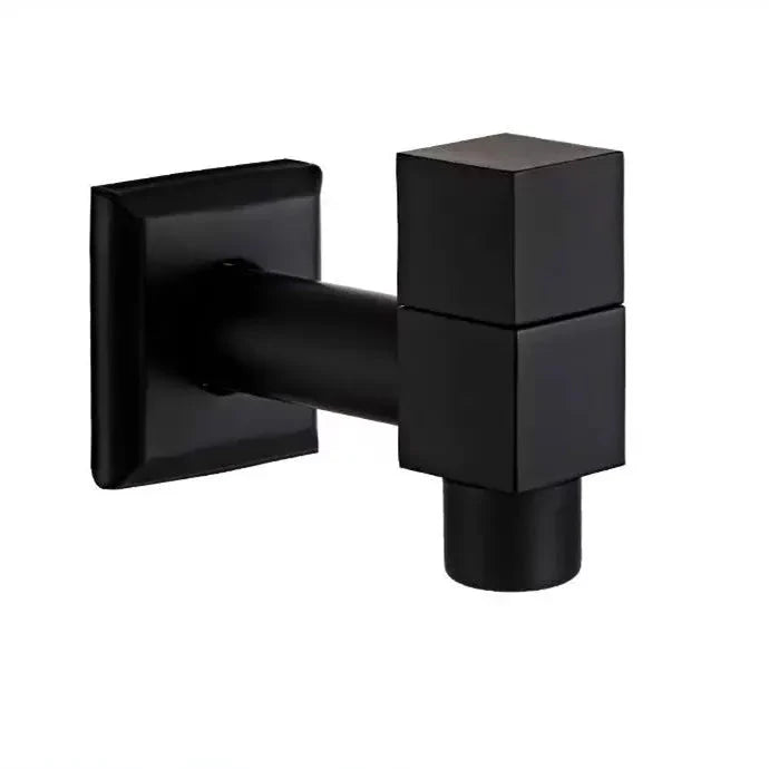 Wall Faucet Solid Brass Matte Black