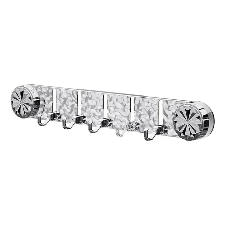 Wall Hook Rail Self-Adhesive No Drill Foldable Hooks