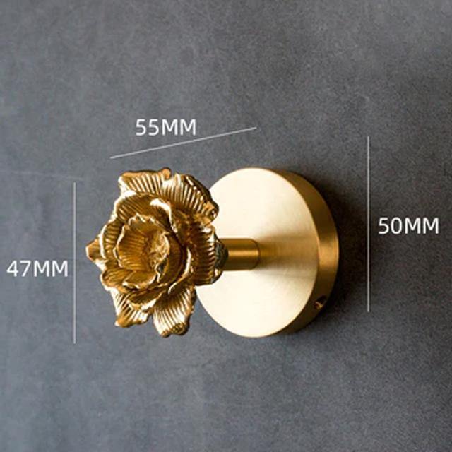 Wall Hook Solid Brass Animal Head