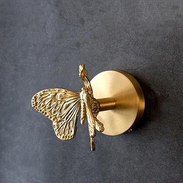 Wall Hook Solid Brass Animal Head