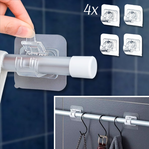 Wall Hook Transparent Self-Adhesive & Non-Slip