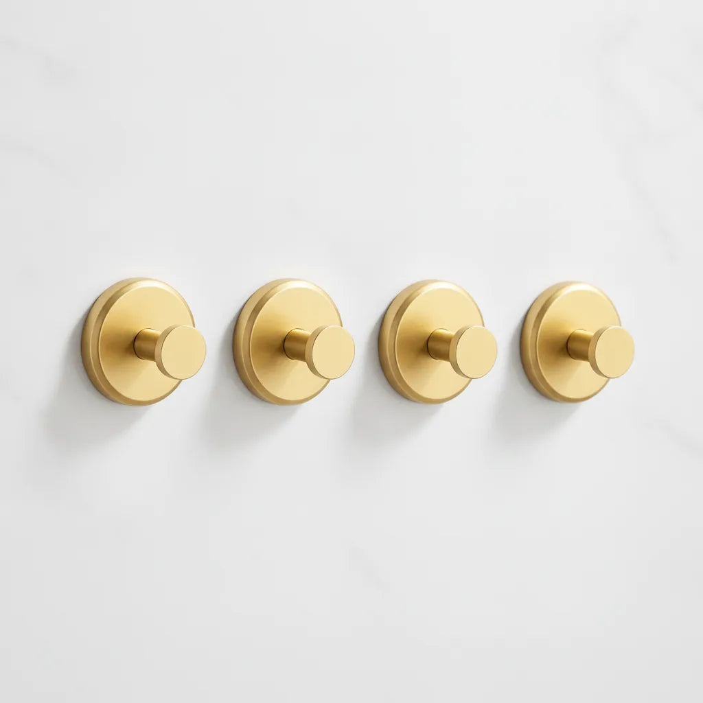 Wall Hooks Drill-Free Suction Cup Repositionable Set Of 4