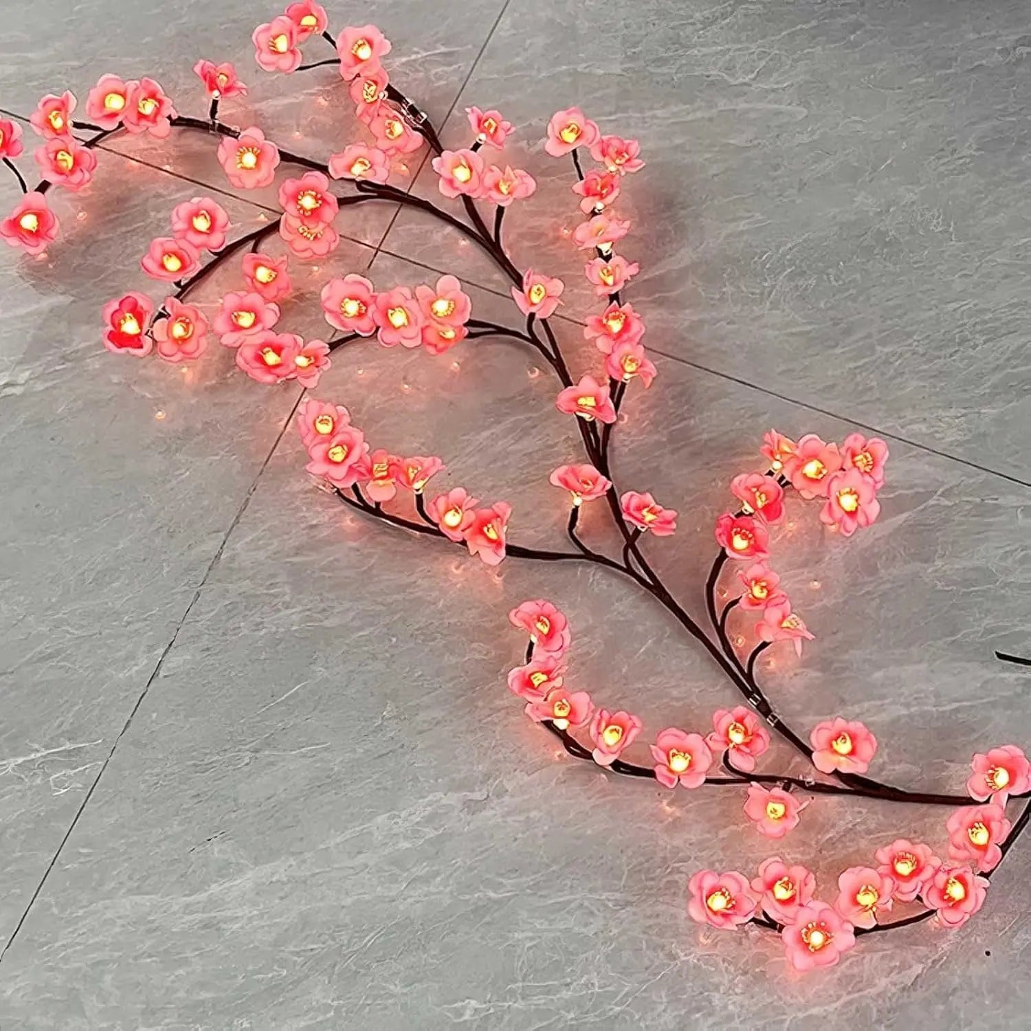 Wall Lamp Cherry Blossom Shapeable Copper Remote & USB