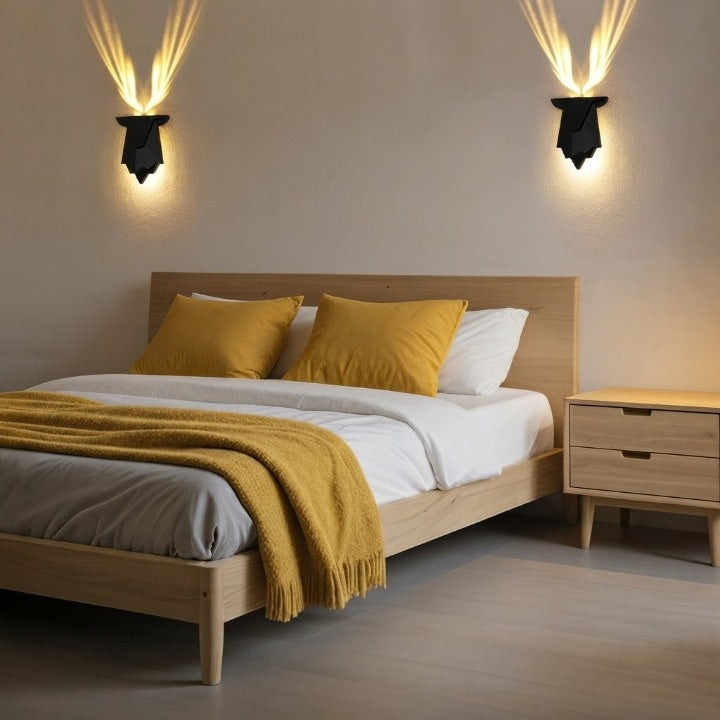 Wall Lamp Deer Silhouette Dimmable & Remote USB Rechargeable