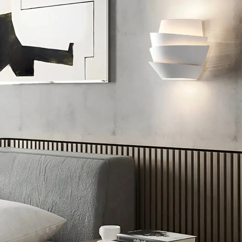 Wall Lamp Up & Down Layered Light Iron Housing