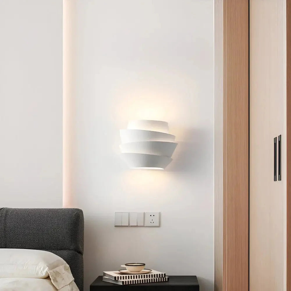 Wall Lamp Up & Down Layered Light Iron Housing