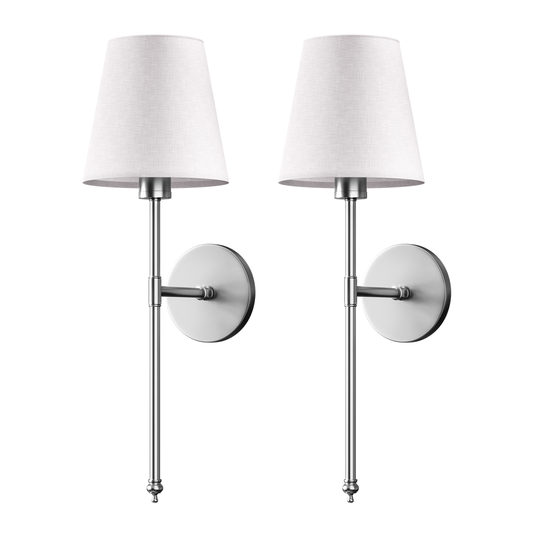 Wall Lamp Wireless Remote & Timer No-Drill