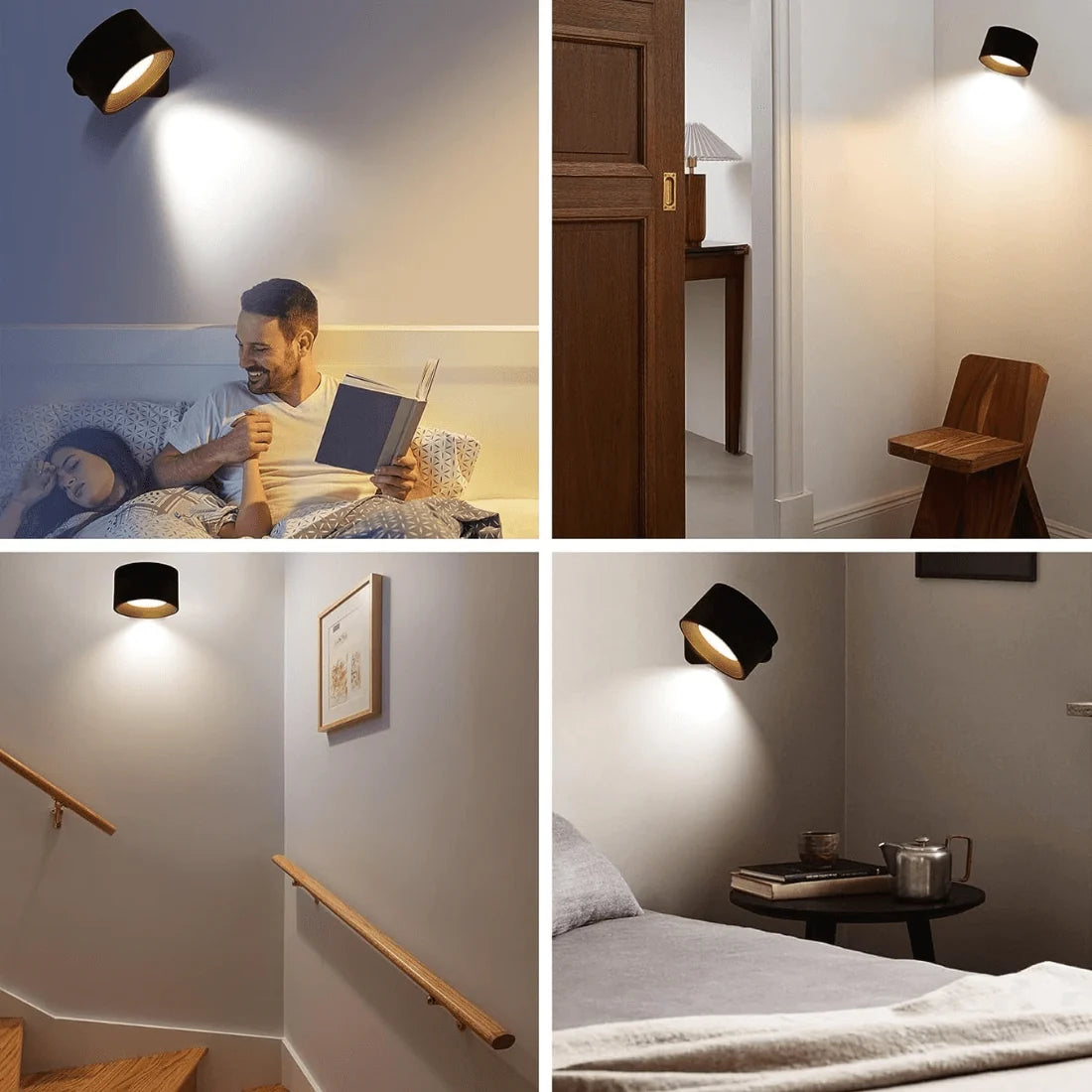 Wall Light 360° LED Rechargeable Waterproof