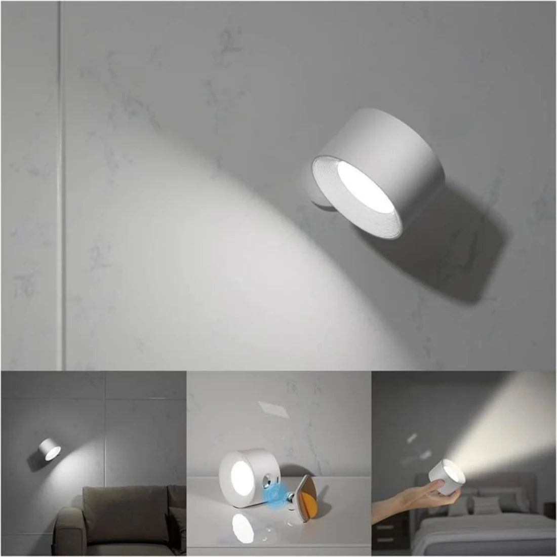 Wall Light 360° LED Rechargeable Waterproof