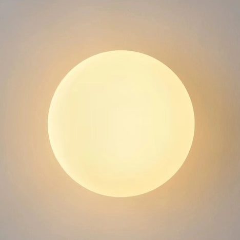 Wall Light Frosted Glass Globe G9 Socket Glare Free