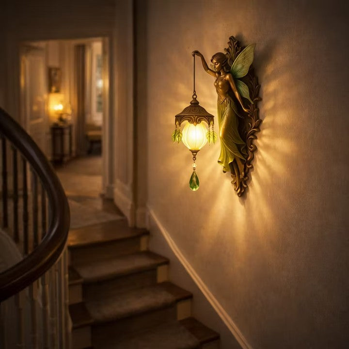 Wall Light Handcrafted Fairy Tale Warm LED & Battery-Powered