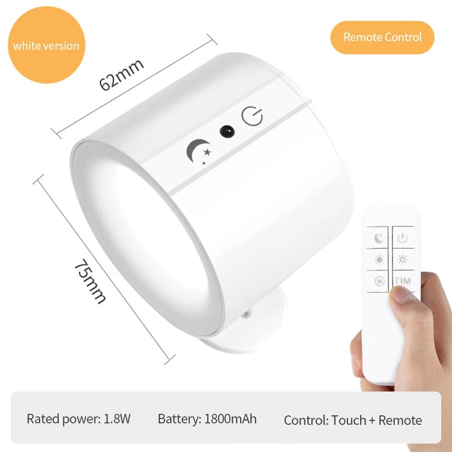 Wall Light Magnetic Dual-Head Touch & Remote