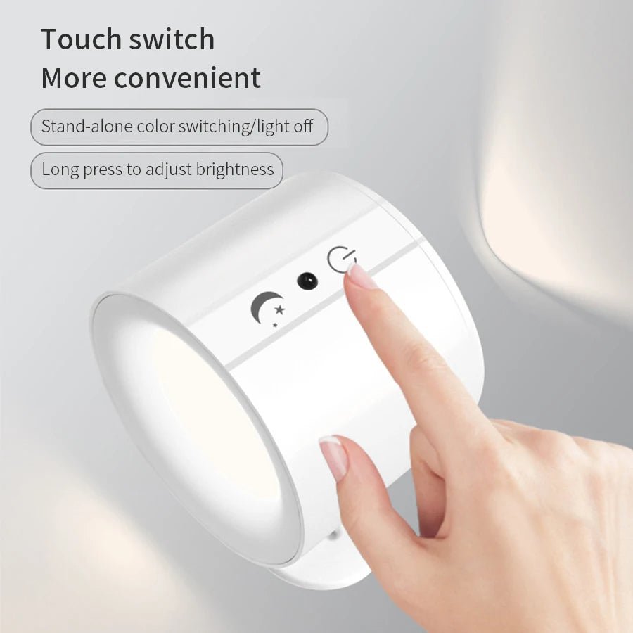 Wall Light Magnetic Dual-Head Touch & Remote