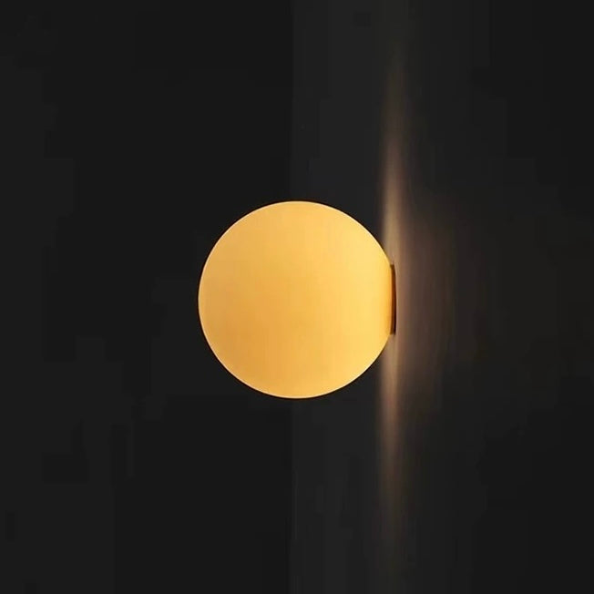 Wall Light Matte Glass Integrated LED Moisture-Resistant