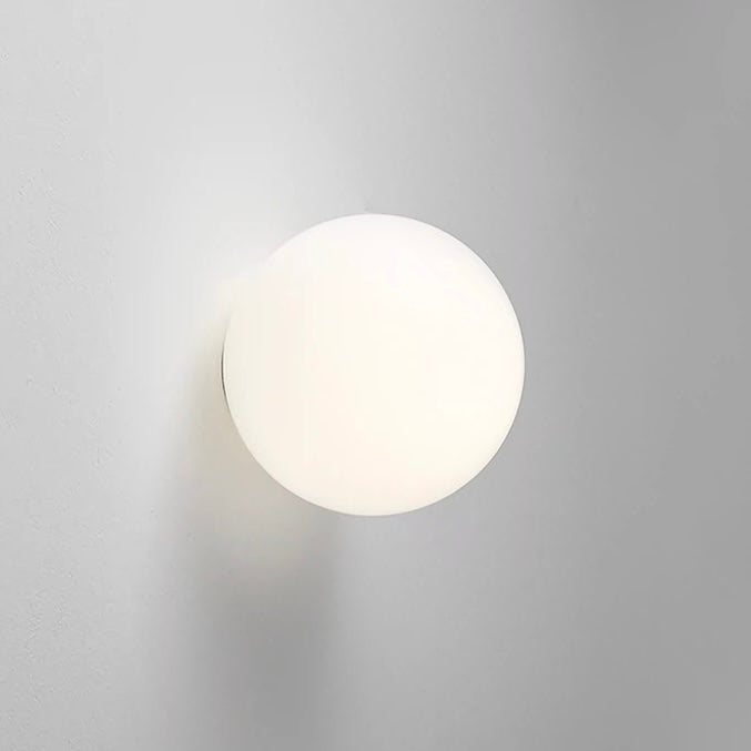 Wall Light Matte Glass Integrated LED Moisture-Resistant