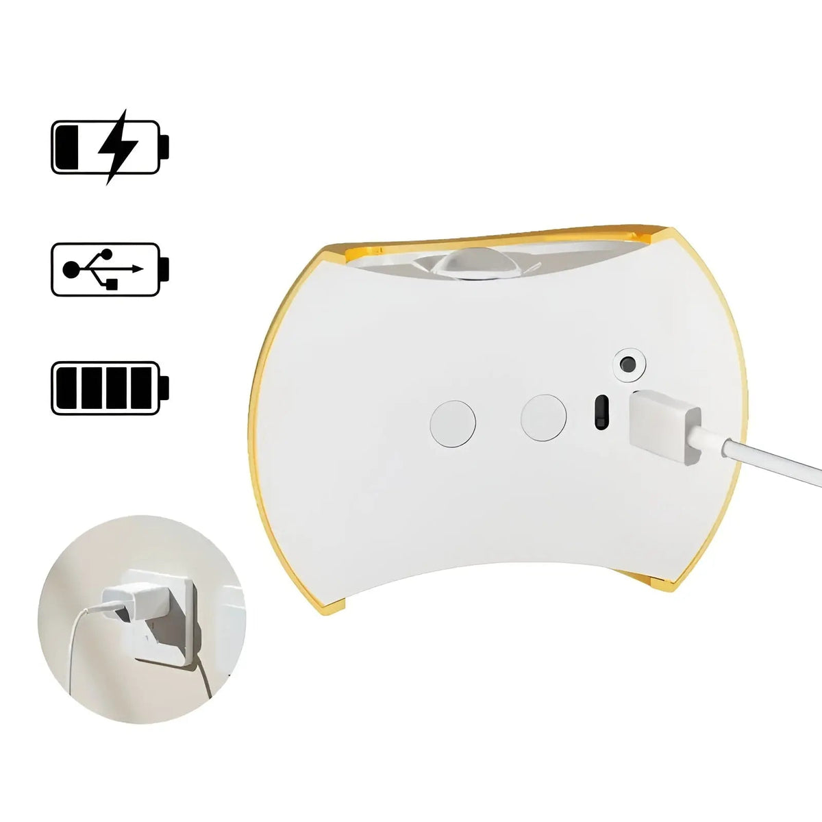 Wall Light Motion Sensor & USB-C Rechargeable Magnetic Mount