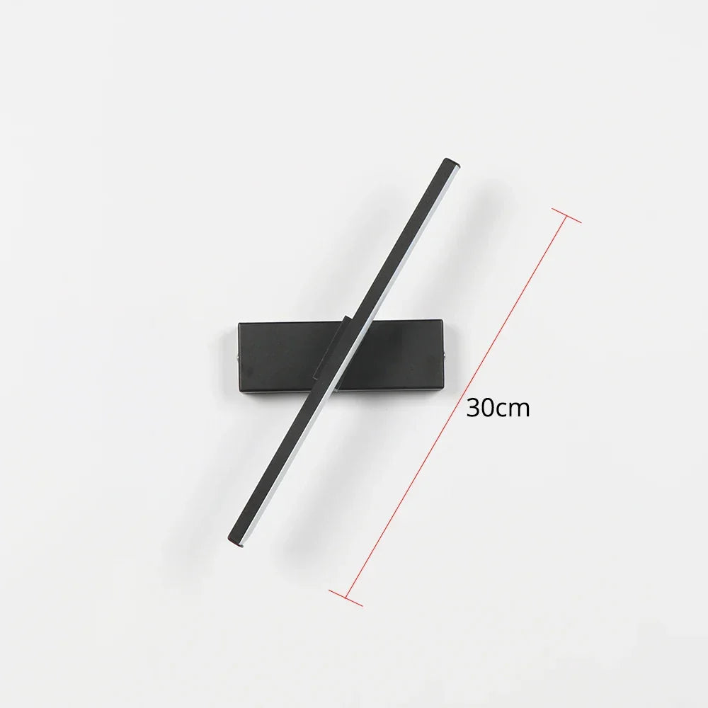 Wall Light Swiveling LED Bar Slim Aluminum Hardwired