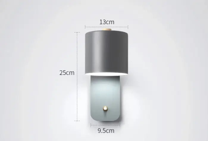Wall Lights LED Integrated Switch Set of 2