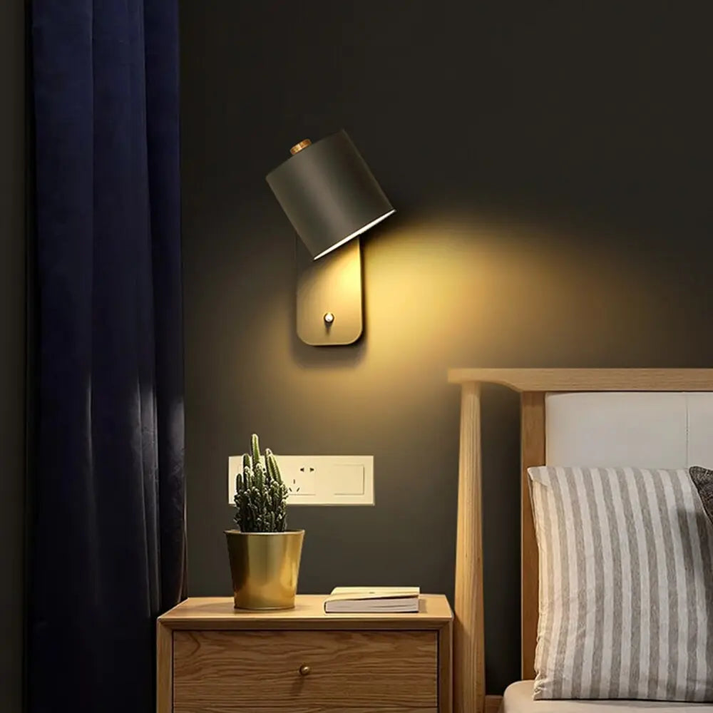 Wall Lights LED Integrated Switch Set of 2