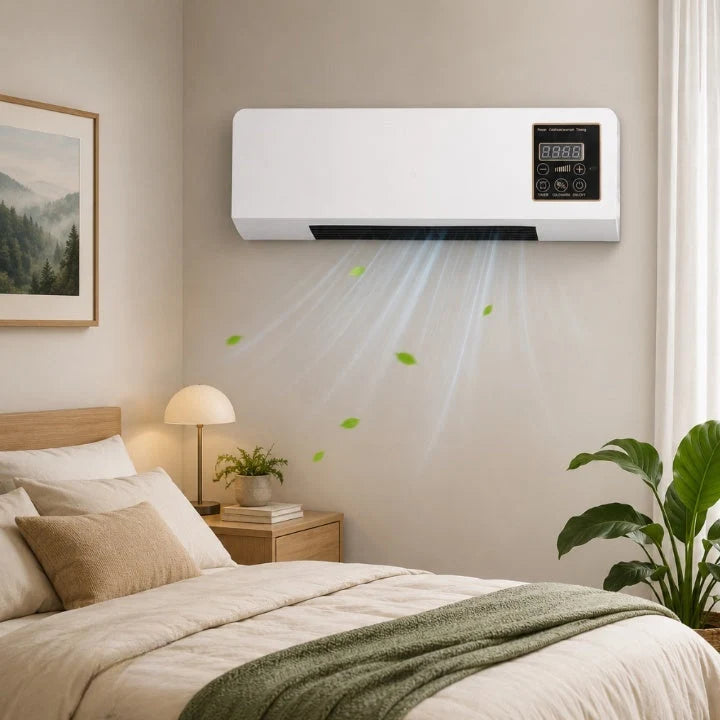 Wall-Mount Heater & Air Conditioner Compact Digital Display