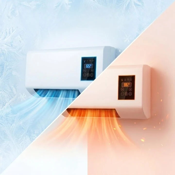 Wall-Mount Heater & Air Conditioner Compact Digital Display