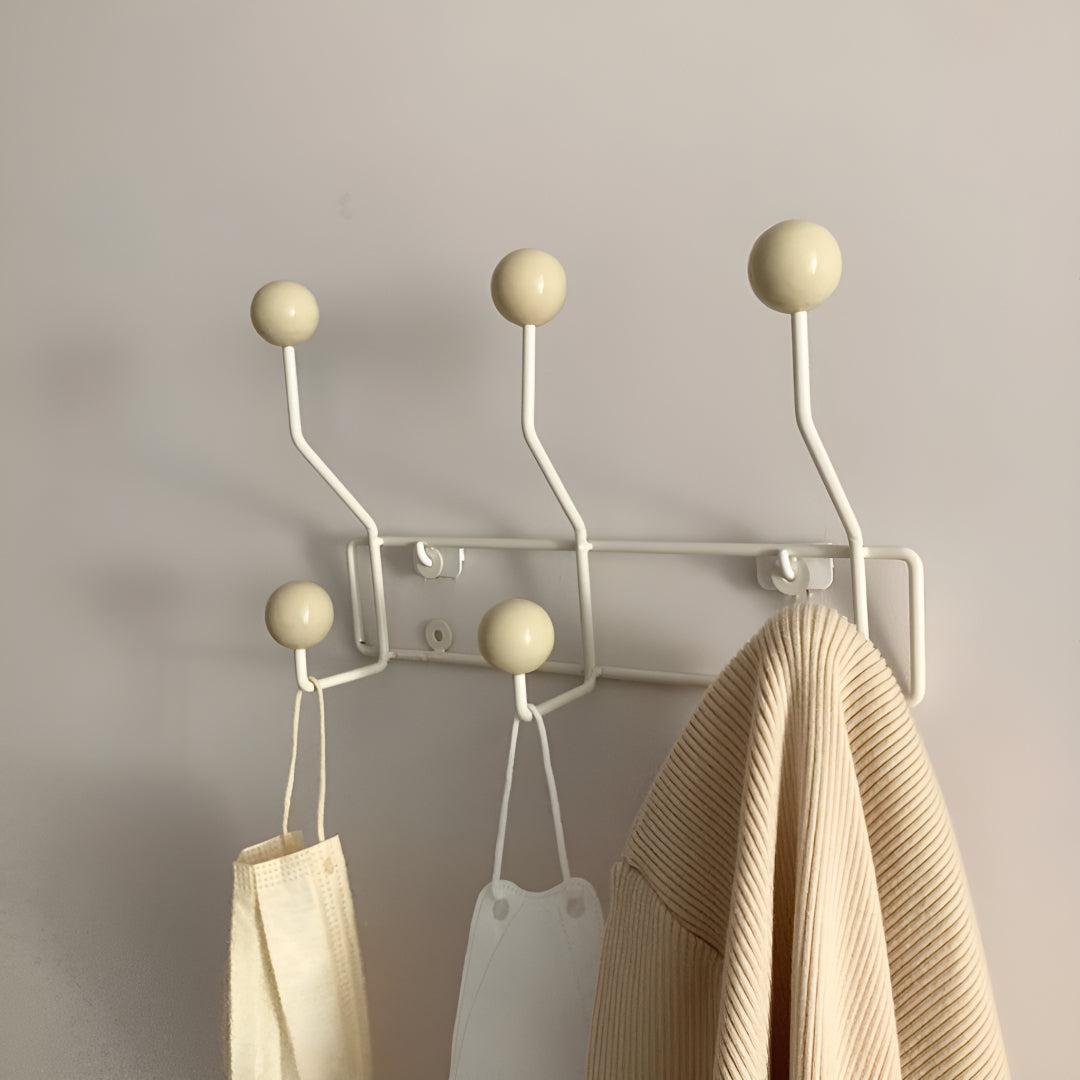 Wall-Mounted Coat Rack Cast Iron Mounting Kit Included