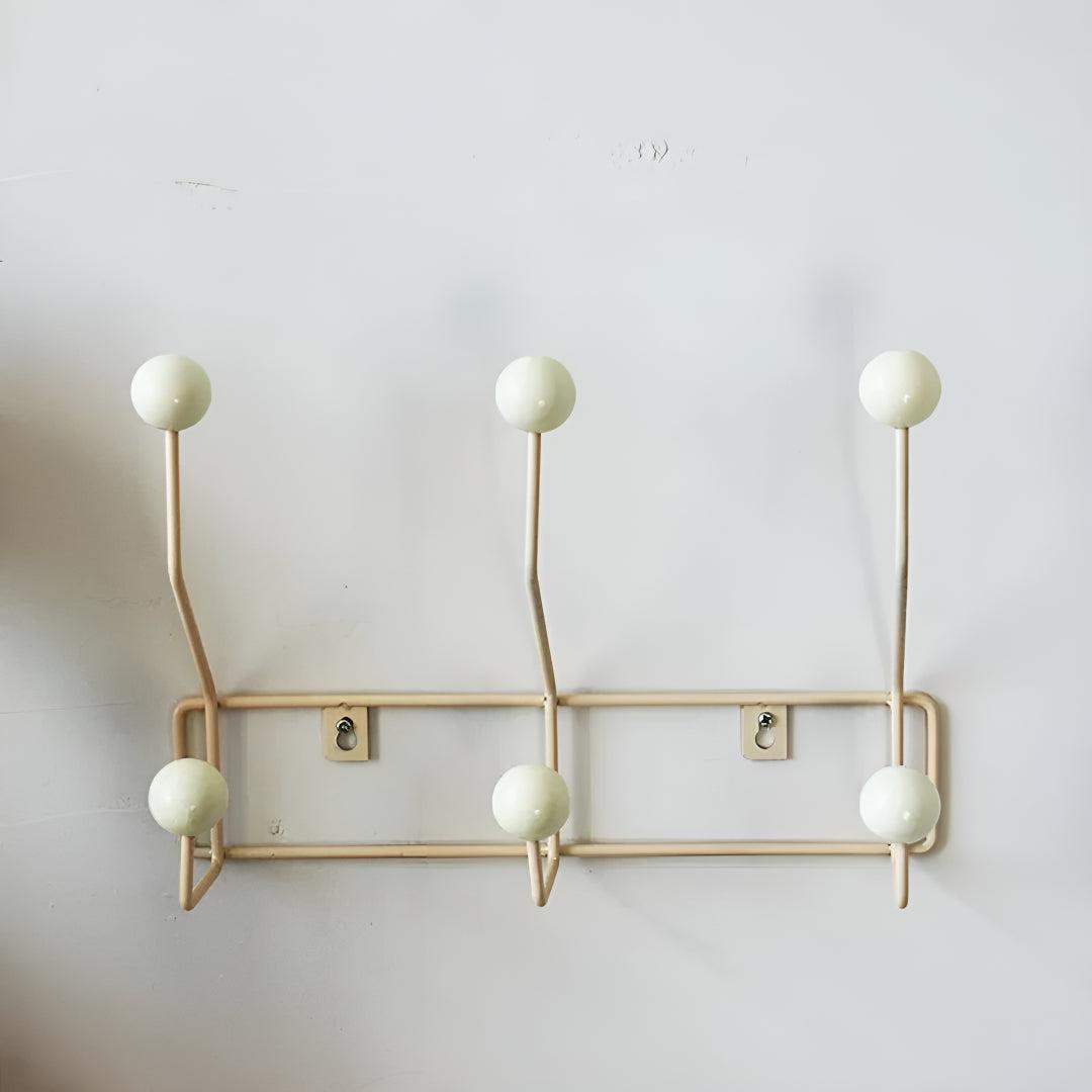 Wall-Mounted Coat Rack Cast Iron Mounting Kit Included