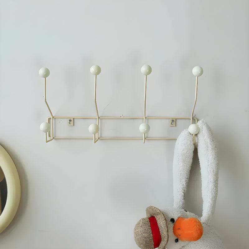 Wall-Mounted Coat Rack Cast Iron Mounting Kit Included