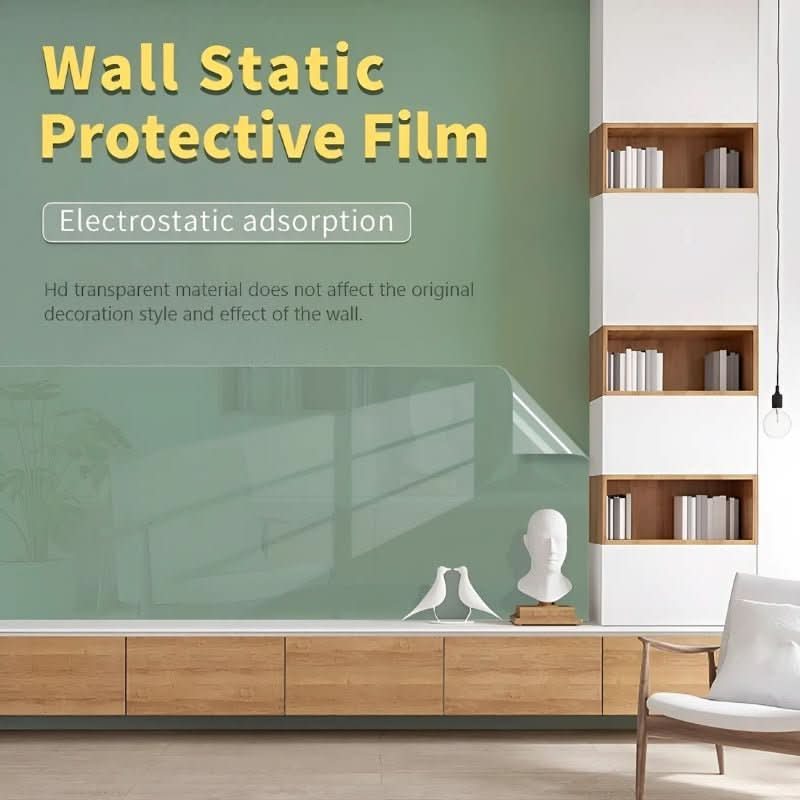 Wall Protection Film Transparent Self-Adhesive & Residue-Free