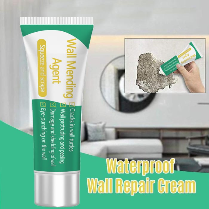 Wall Repair Cream Instant-Fill Waterproof Paintable & Sandable 100ml