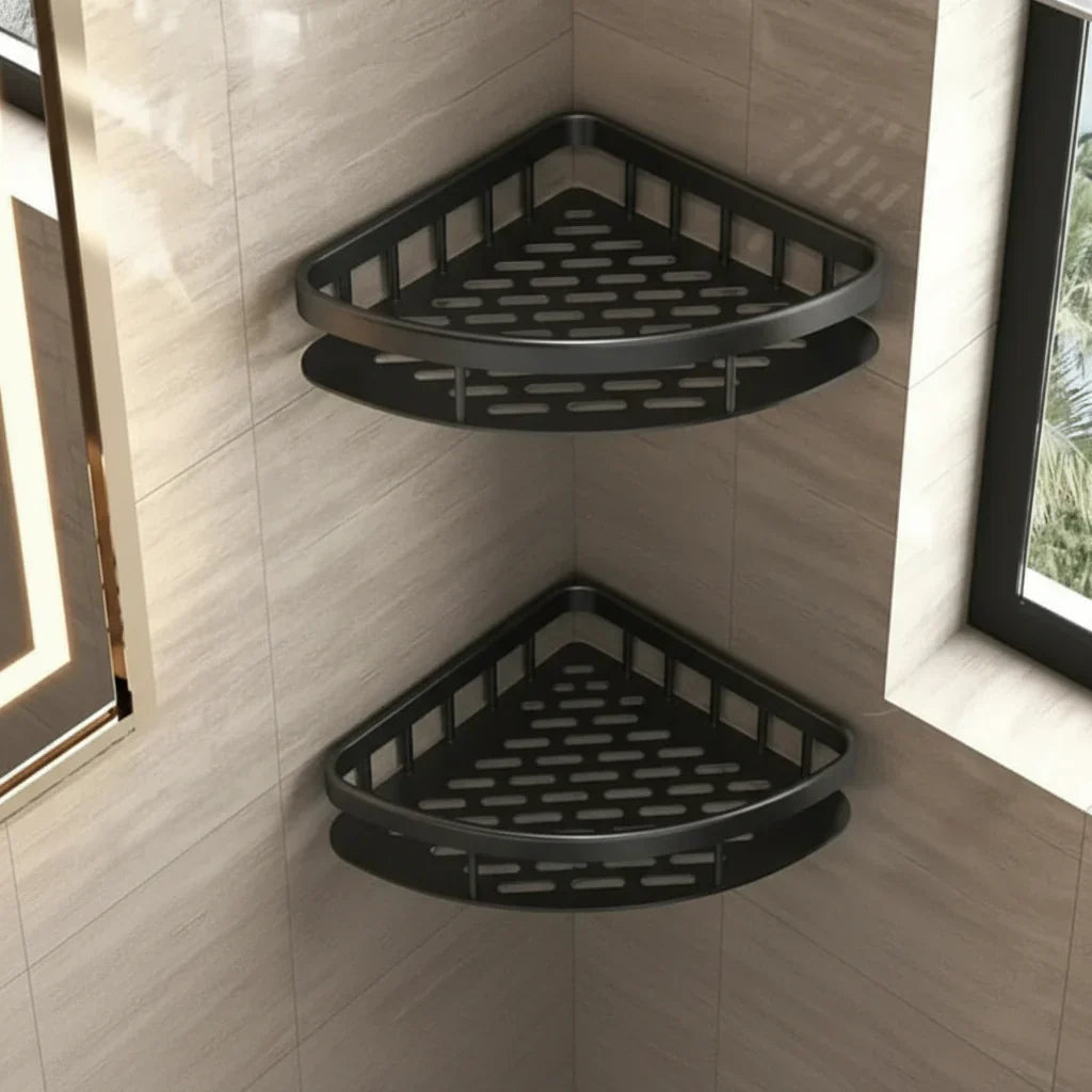 Wall Shelf Self-Adhesive Stainless Steel Holds 11 Lbs