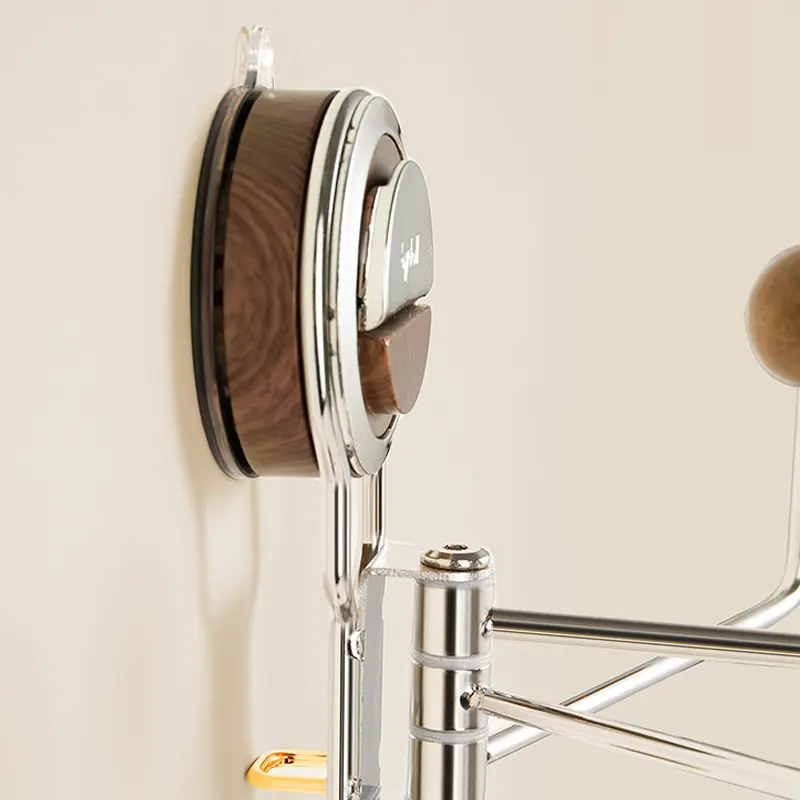 Wall Suction Hook 180° Rotating No-Drill Strong Suction