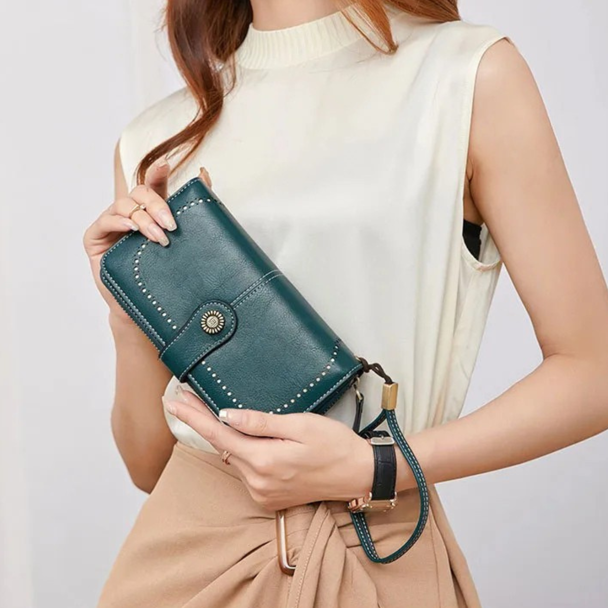Wallet RFID Blocking 24 Card Slim Water-Repellent