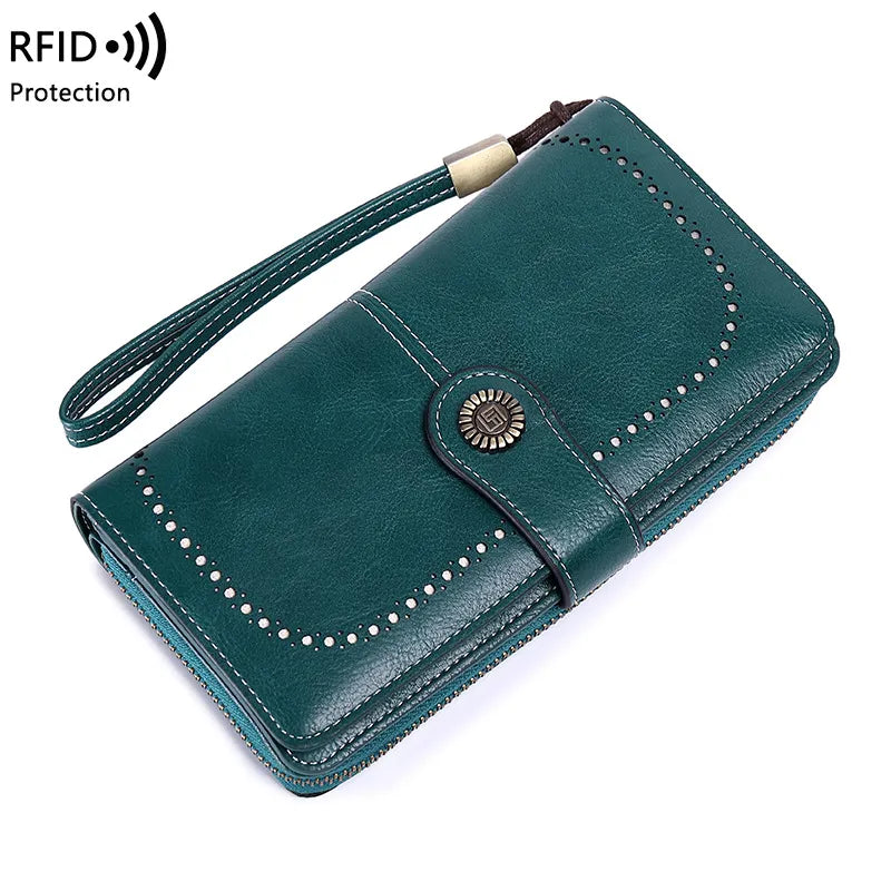 Wallet RFID Blocking 24 Card Slim Water-Repellent