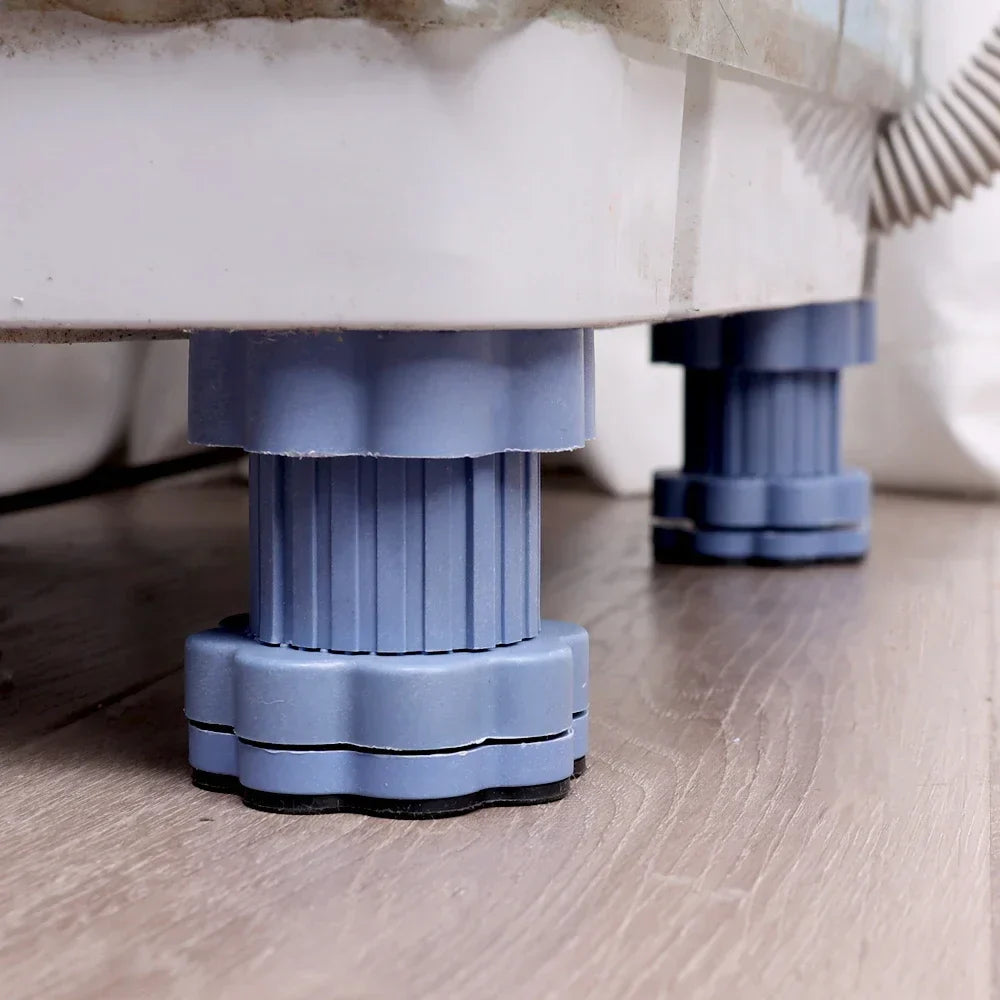 Washer & Dryer Anti-Vibration Mat Set Adjustable Height Non-Slip