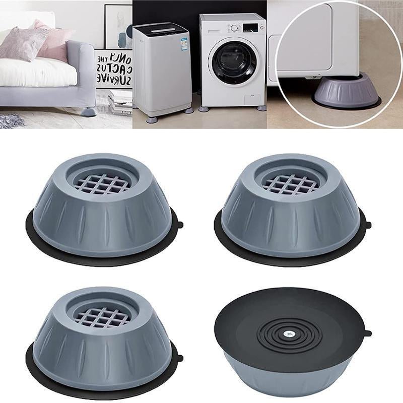 Washing Machine Anti-Vibration Pads Noise-Reducing Non-Slip Set of 4