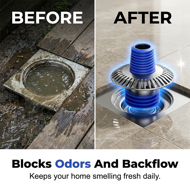 Washing Machine Drain Adapter Universal Fit Backflow Valve