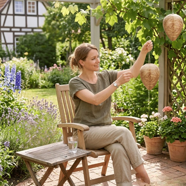 Wasp Trap Lantern Biodegradable Weather-Resistant