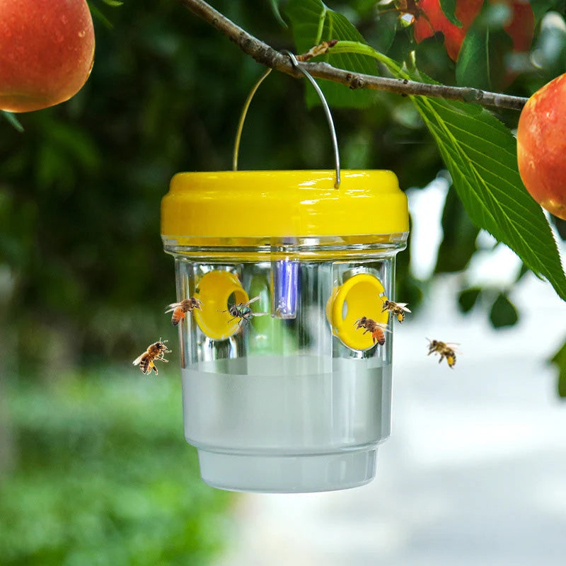 Wasp Trap Solar LED Double-Entry Weatherproof