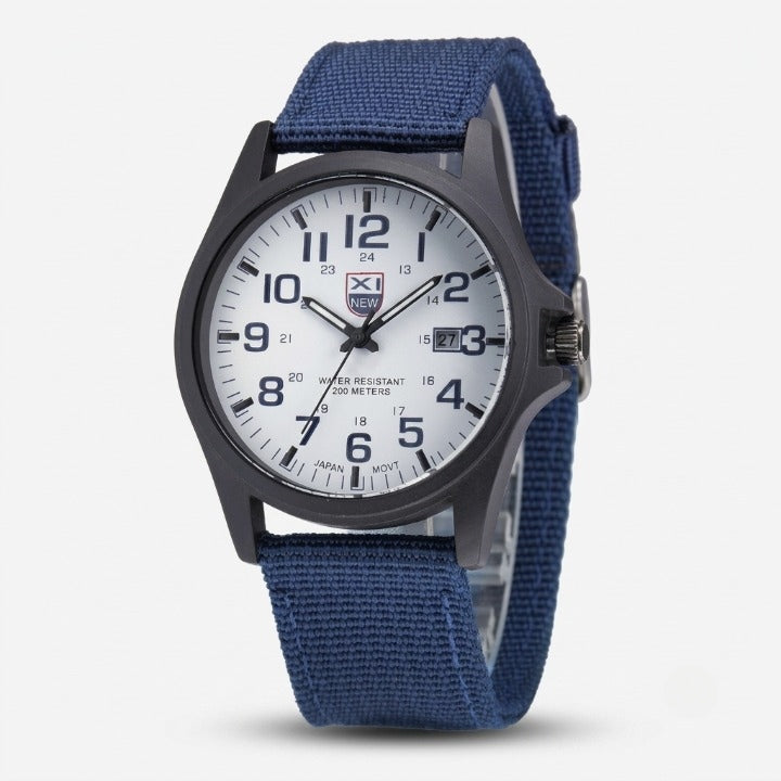 Watch Stainless Steel Case 50M Water-Resistant LED Backlight