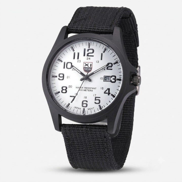 Watch Stainless Steel Case 50M Water-Resistant LED Backlight