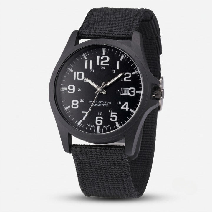 Watch Stainless Steel Case 50M Water-Resistant LED Backlight