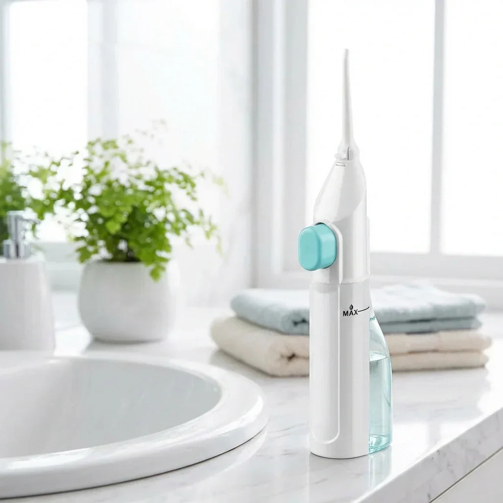 Water Flosser Pulsating Jet Adjustable Pressure USB Rechargeable