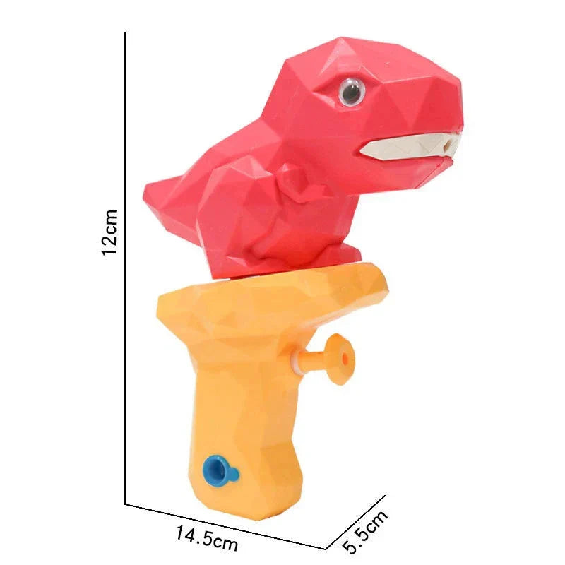 Water Gun Dinosaur Design Movable Eyes Ergonomic Grip Multi-Pack